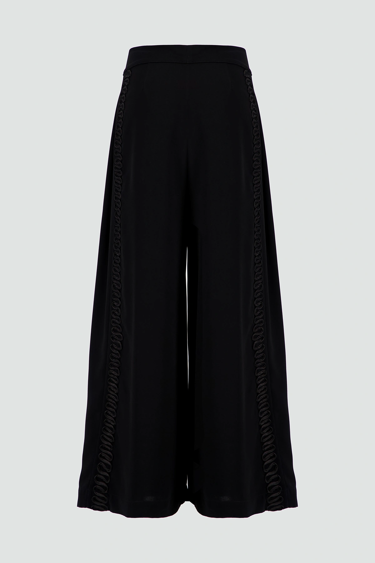 Cord-Detail Tailored Trousers