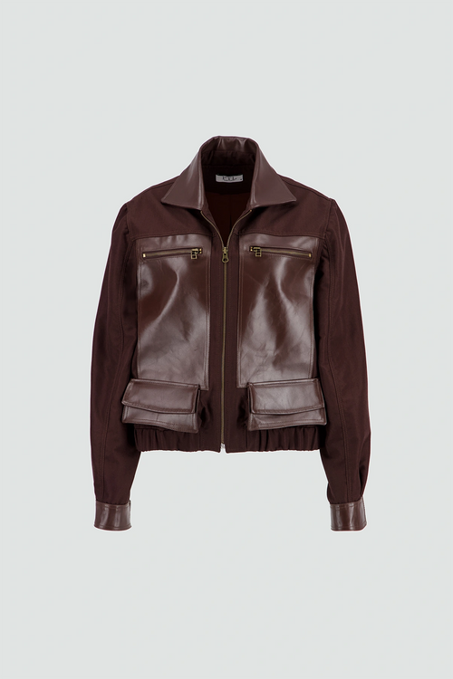 Cargo Leather Jacket