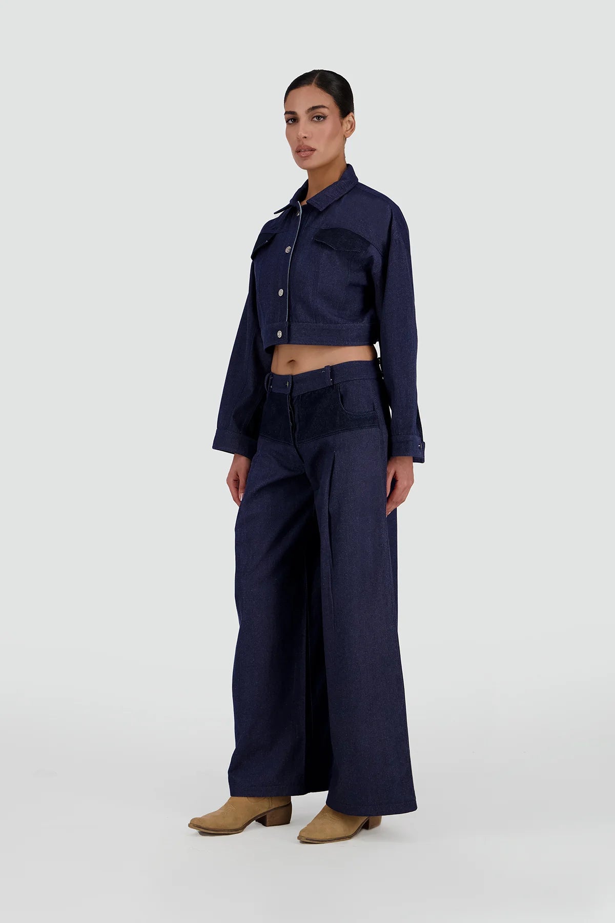 TWO-TONE DENIM SET