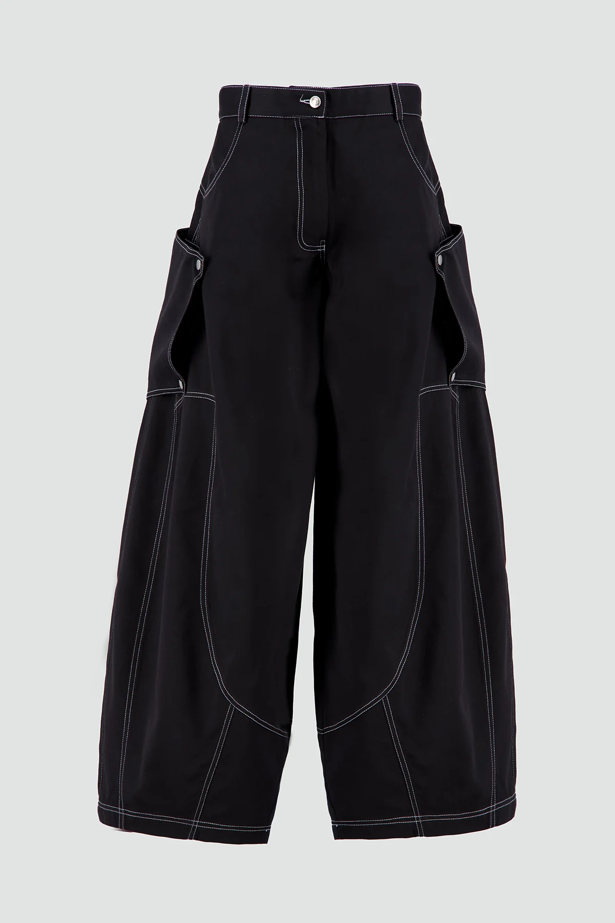 Utility Wide-Leg Trousers