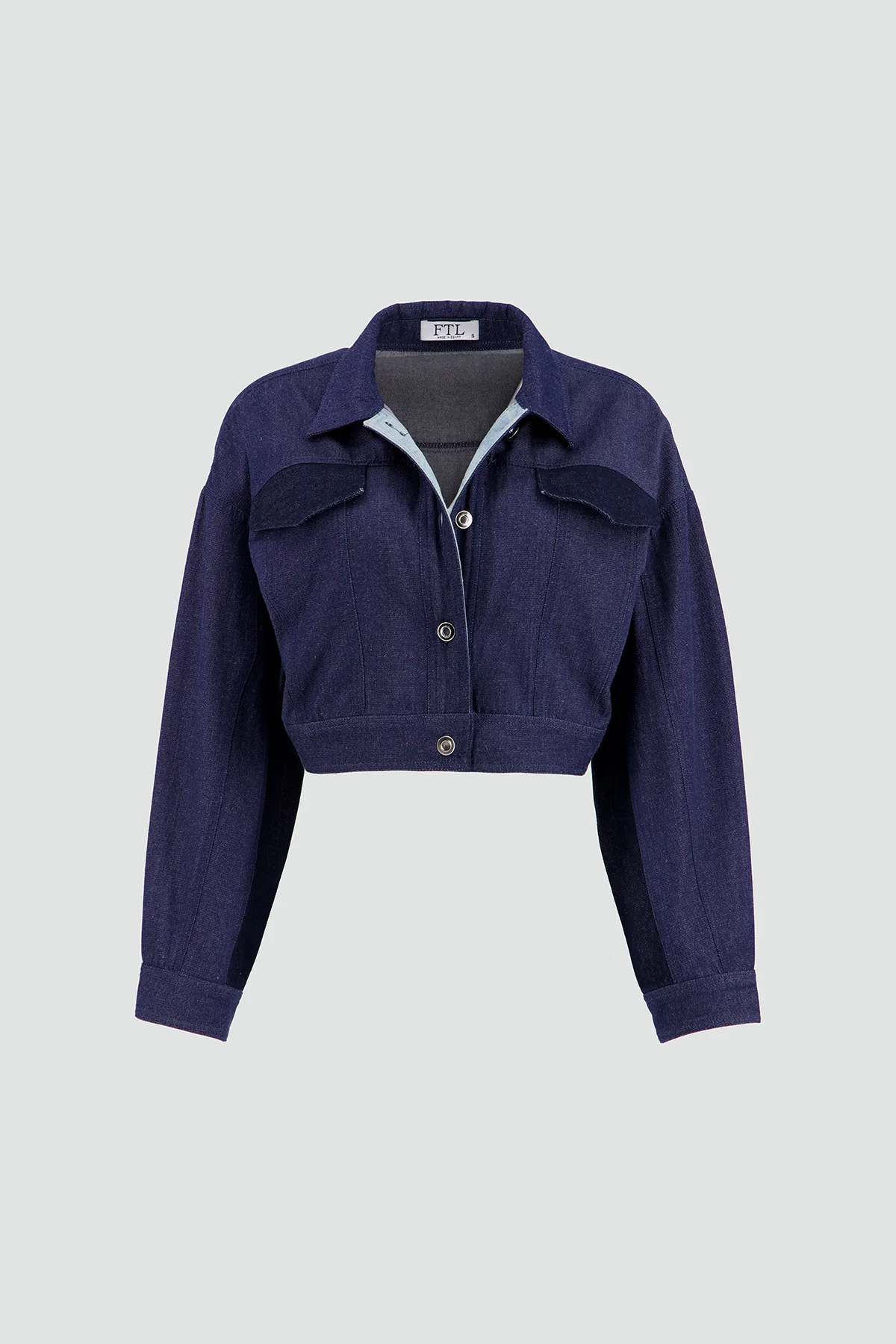 Two-Tone Denim Jacket