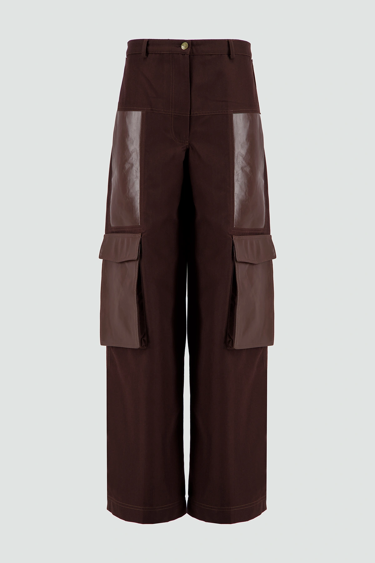 Cargo Leather Pants