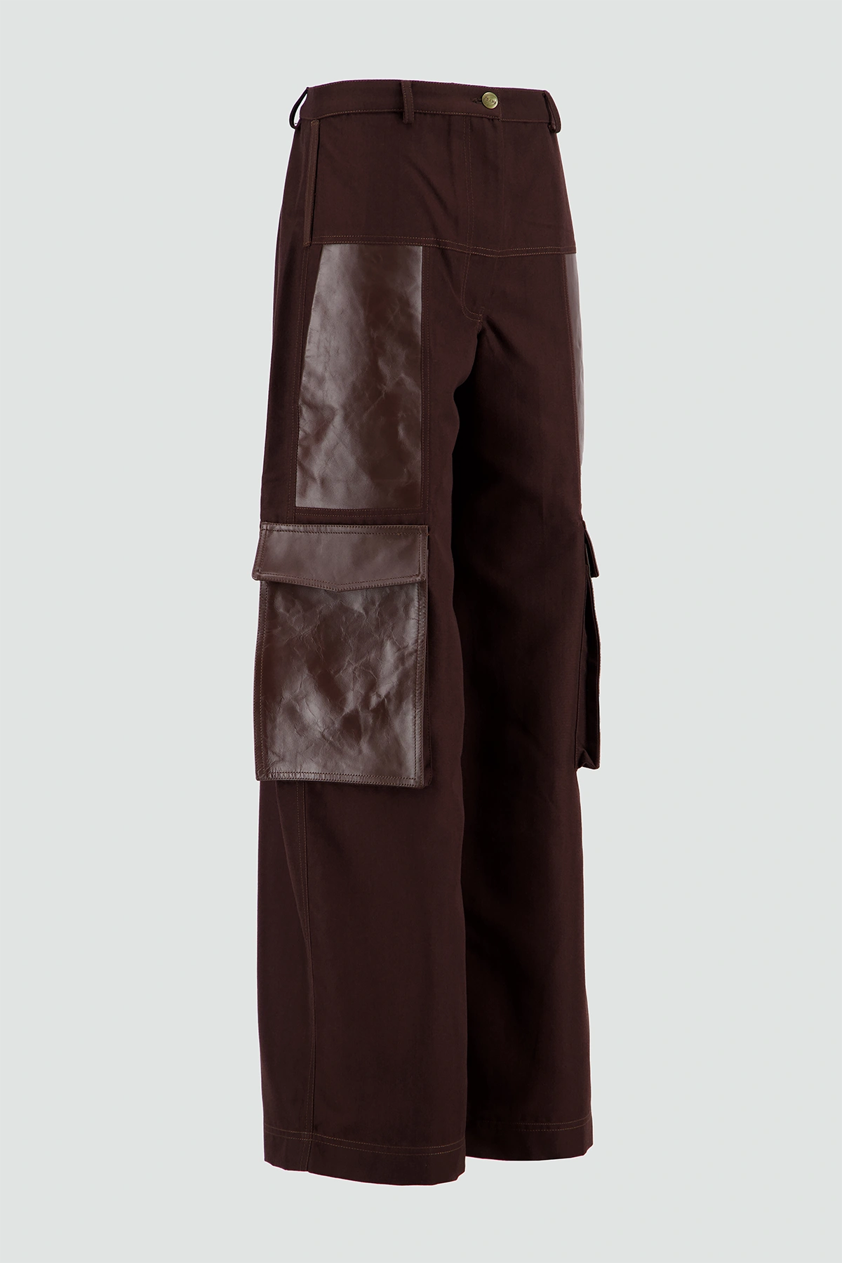 Cargo Leather Pants