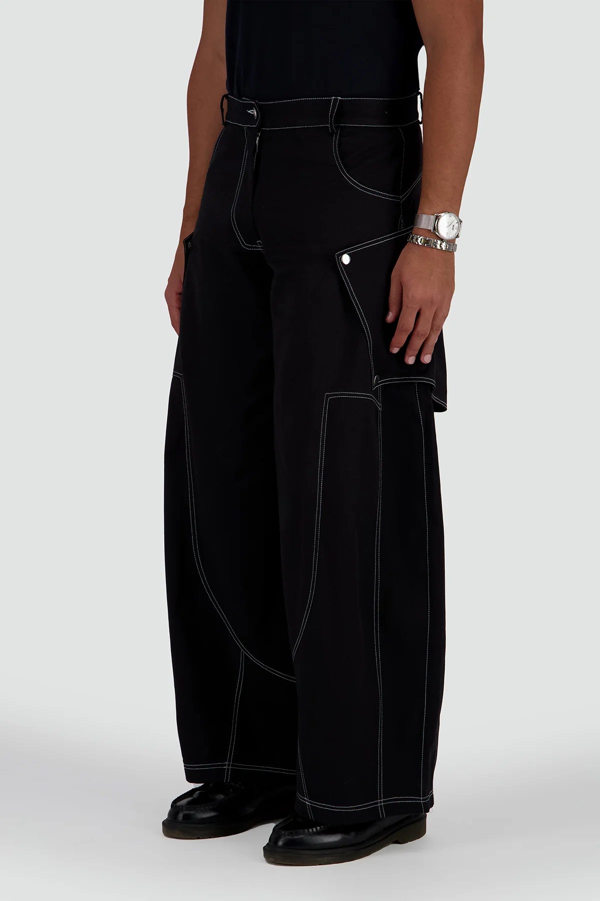 Utility Wide-Leg Trousers