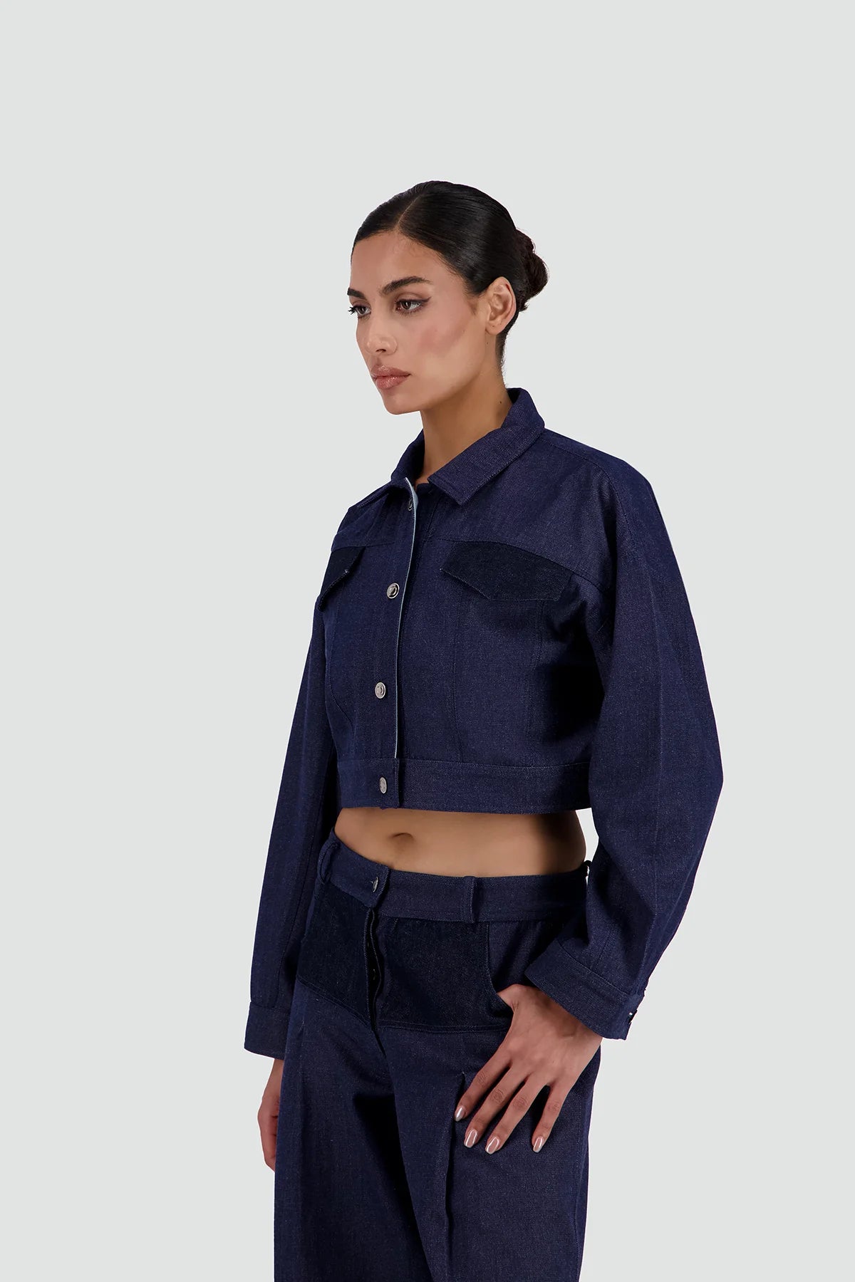 TWO-TONE DENIM SET