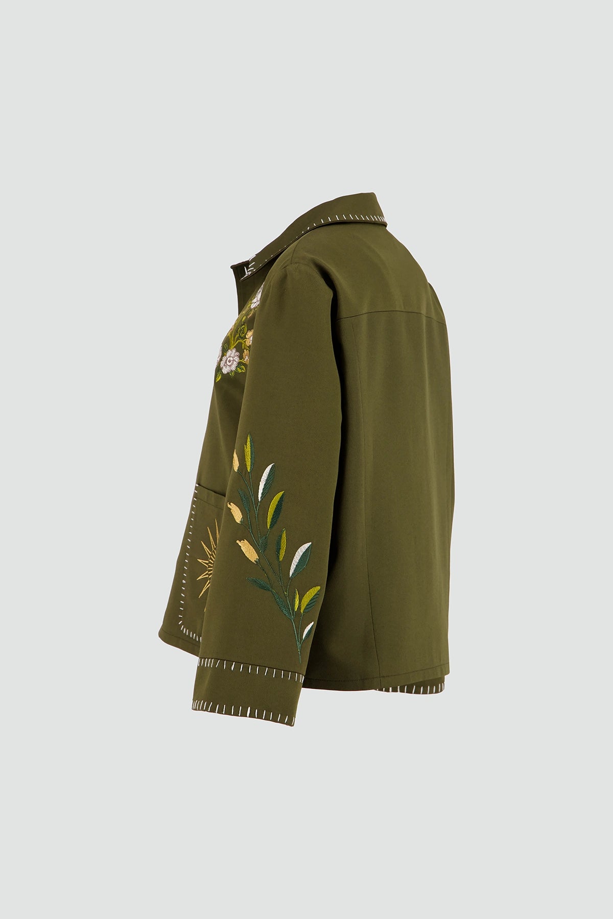 Olive Emb Jacket